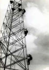 Climbing the tower click to enlarge