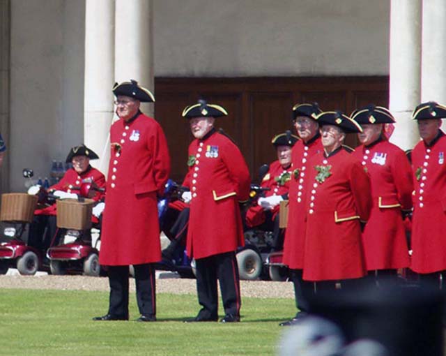 Jamie on parade