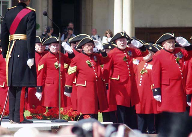 Jamie on parade Founders day